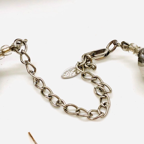 Vintage Crystal Necklace & Peacock AB Earrings 🦚 - Picture 5 of 12